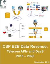 Communication Service Provider B2B Data Services: Telecom APIs and Data as a Service (DaaS) 2015 - 2020